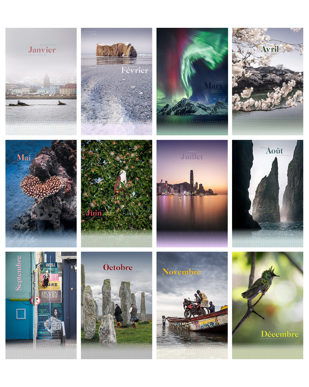 Calendrier photos 2027 - Là où les flots nous mènent